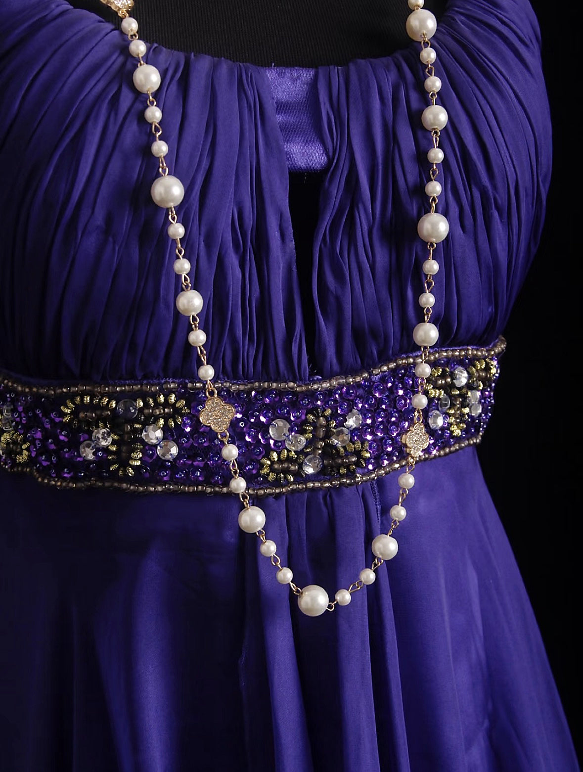 Amethyst Grace Evening Gown