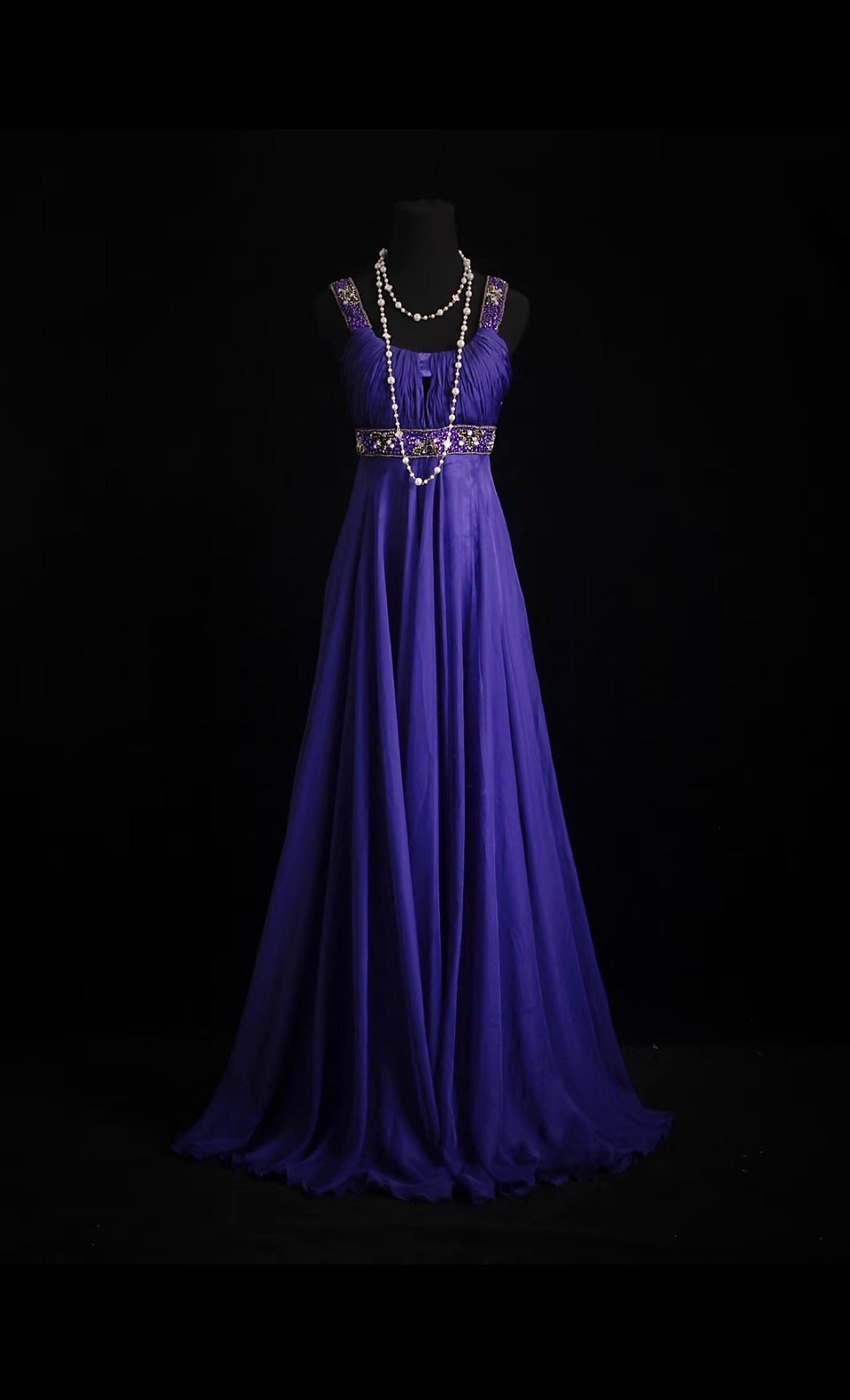Amethyst Grace Evening Gown