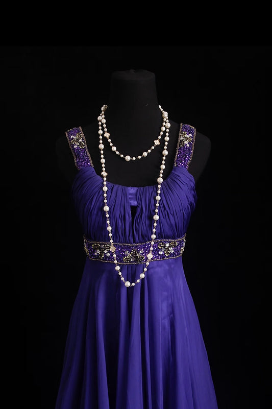 Amethyst Grace Evening Gown