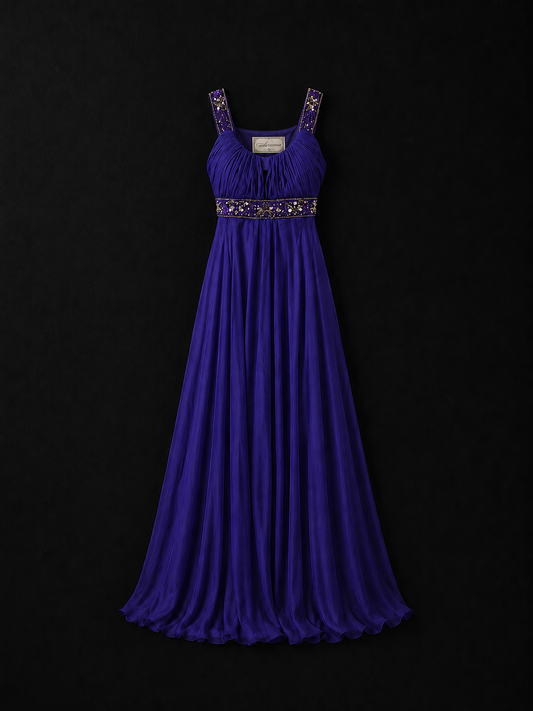 Amethyst Grace Evening Gown