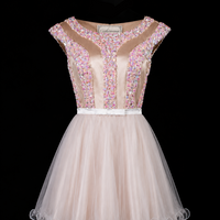 Crystal Crown Princess Cocktail Dress