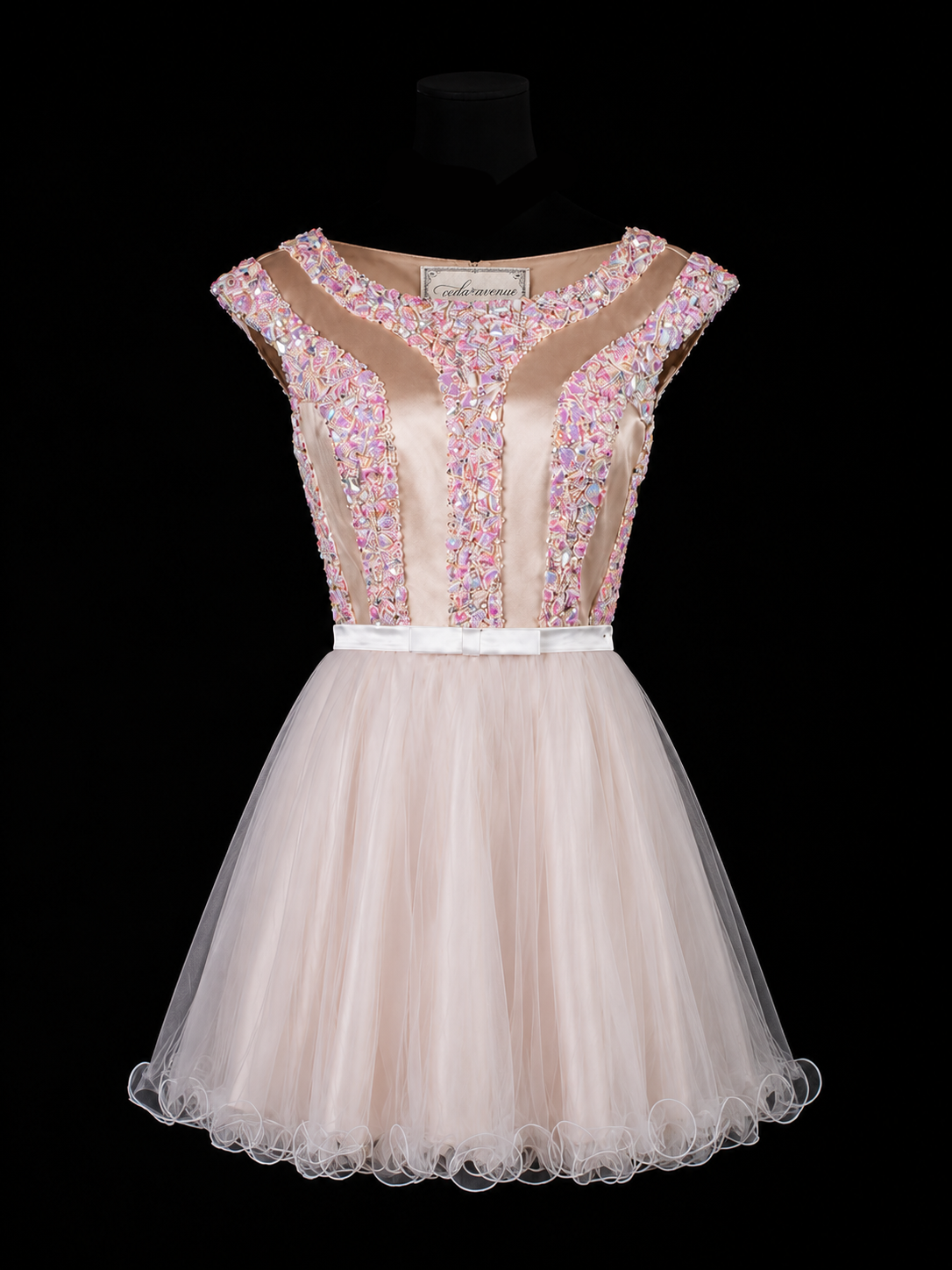 Crystal Crown Princess Cocktail Dress