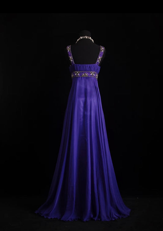 Amethyst Grace Evening Gown