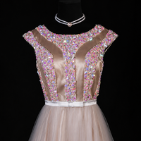 Crystal Crown Princess Cocktail Dress