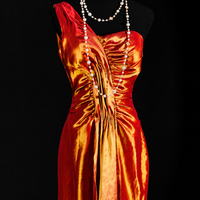 Golden Mirage Vintage Mermaid Gown