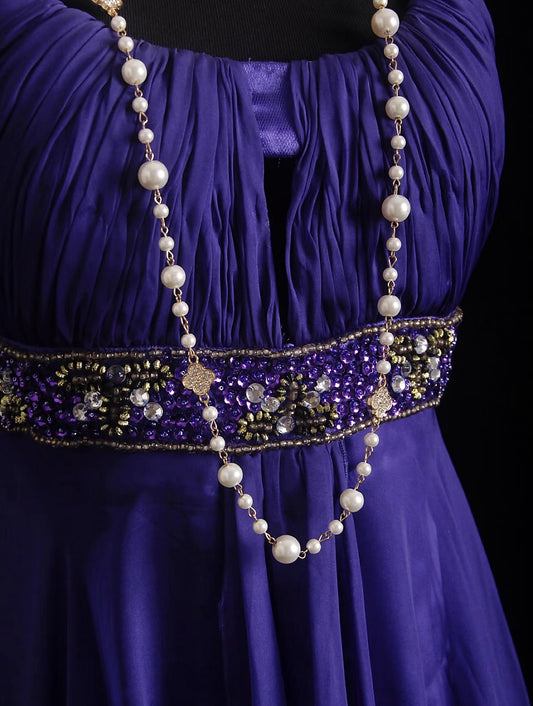 Amethyst Grace Evening Gown