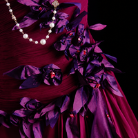 Rose of Thorns Silk Elegance Dress