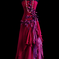 Rose of Thorns Silk Elegance Dress