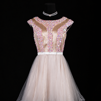 Crystal Crown Princess Cocktail Dress