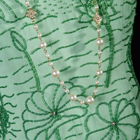 Emerald Lace Whisper Maxi Dress