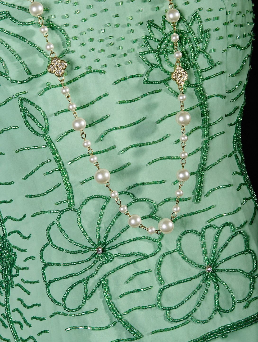 Emerald Lace Whisper Maxi Dress