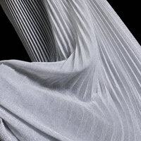 Silver Mist Pleated Ballroom Dress