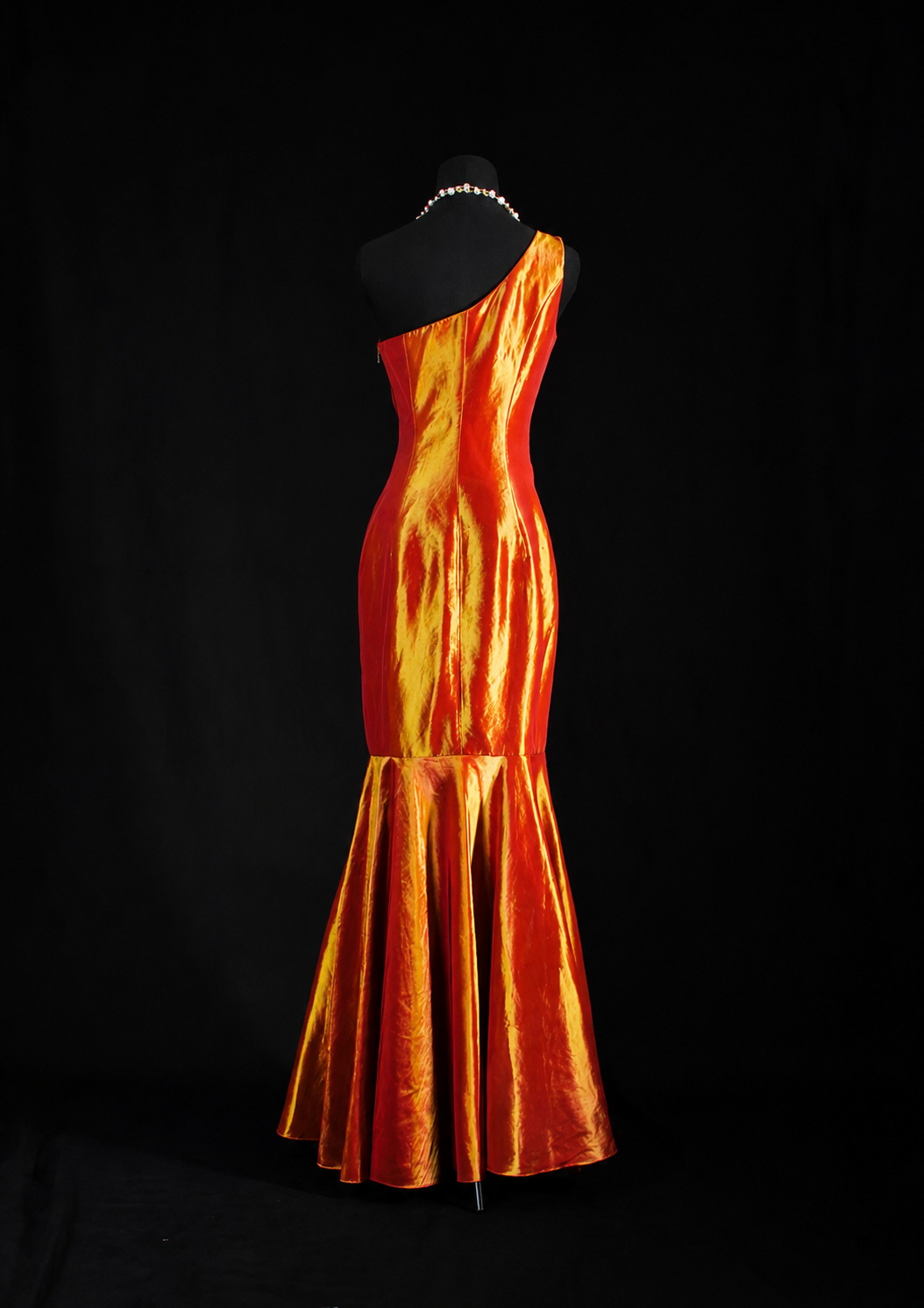 Golden Mirage Vintage Mermaid Gown