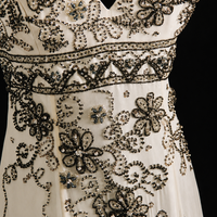 Silken Charm Elegant Evening Gown