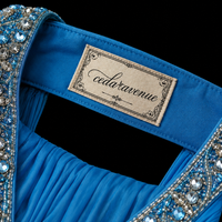 Blue Horizon Flowing Evening Dress