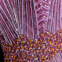 Blush Radiance Beaded Gala Gown