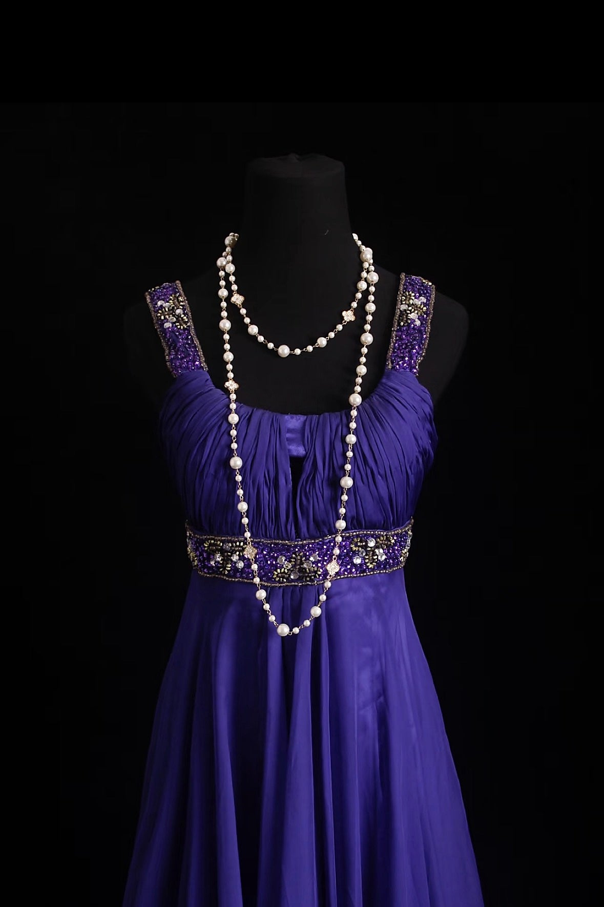 Amethyst Grace Evening Gown