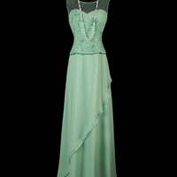 Emerald Lace Whisper Maxi Dress