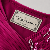 Vintage Rose One-Shoulder Gala Gown