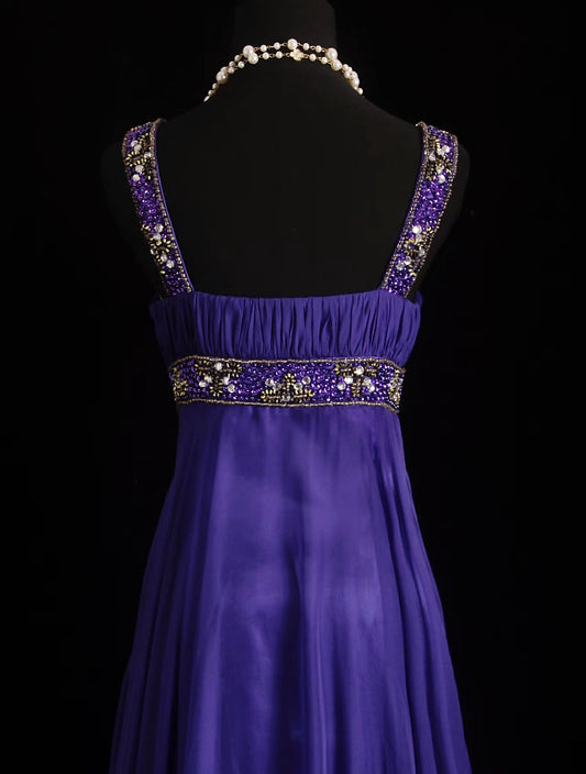 Amethyst Grace Evening Gown