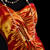 Golden Mirage Vintage Mermaid Gown